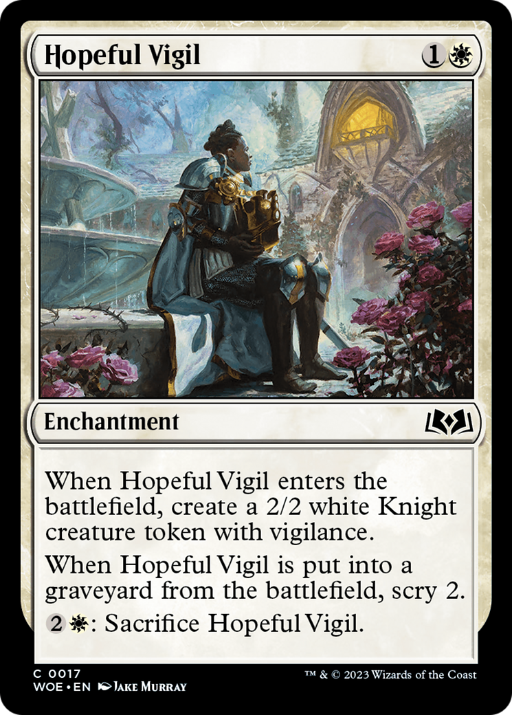 Hopeful Vigil [Wilds of Eldraine] - Destination Retro