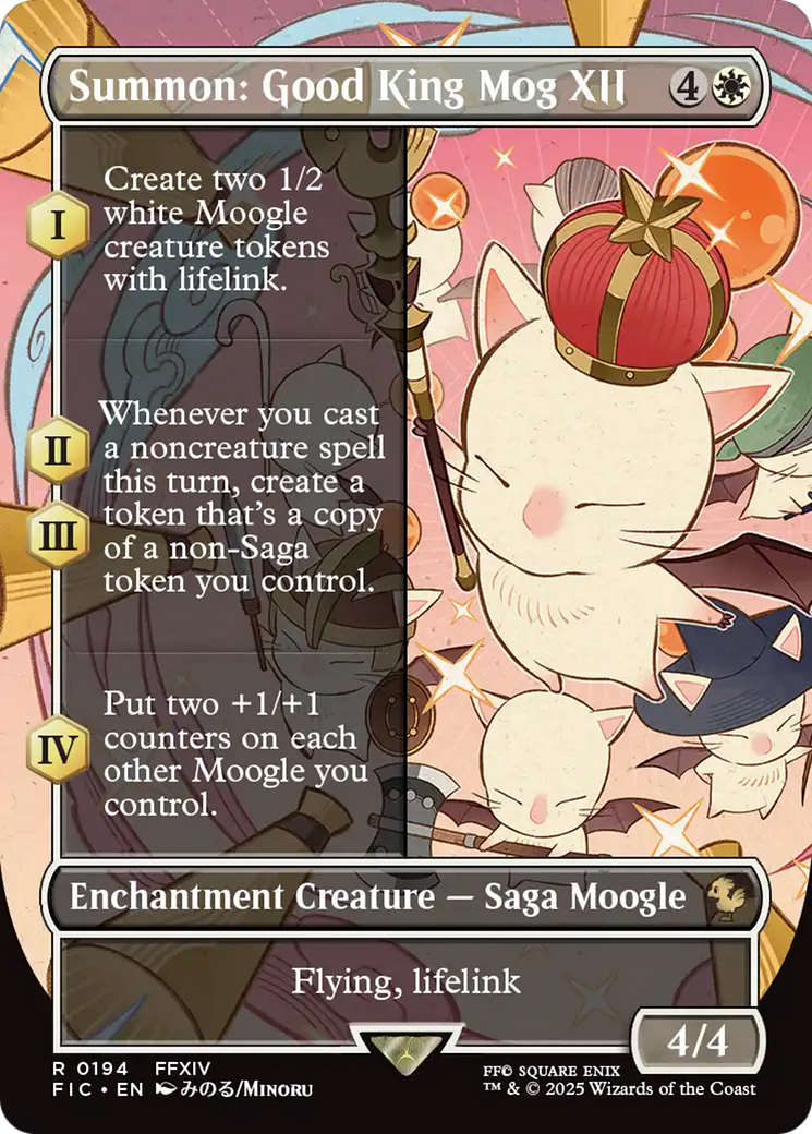 Summon: Good King Mog XII (Borderless) [FINAL FANTASY Commander] - Destination Retro