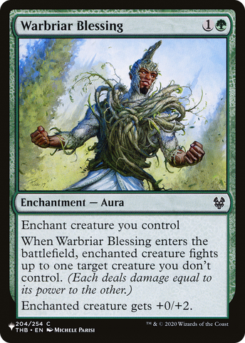 Warbriar Blessing [The List] - Destination Retro