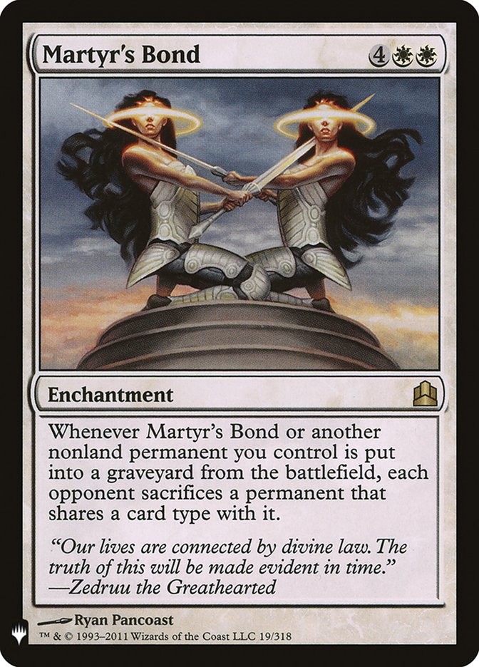 Martyr's Bond [The List] - Destination Retro