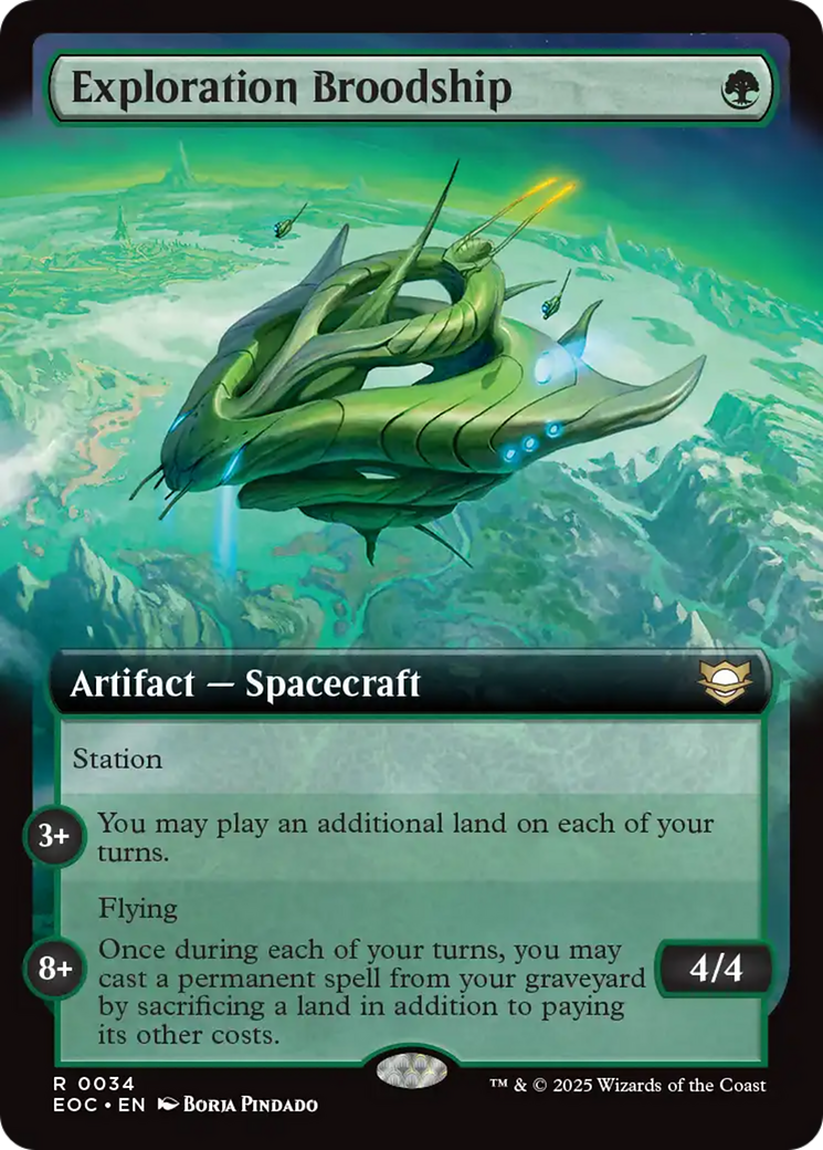 Exploration Broodship (Extended Art) [Edge of Eternities Commander] - Destination Retro