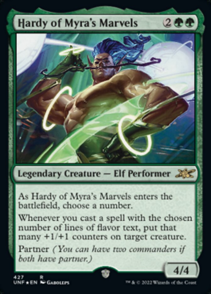 Hardy of Myra's Marvels (Galaxy Foil) [Unfinity] - Destination Retro