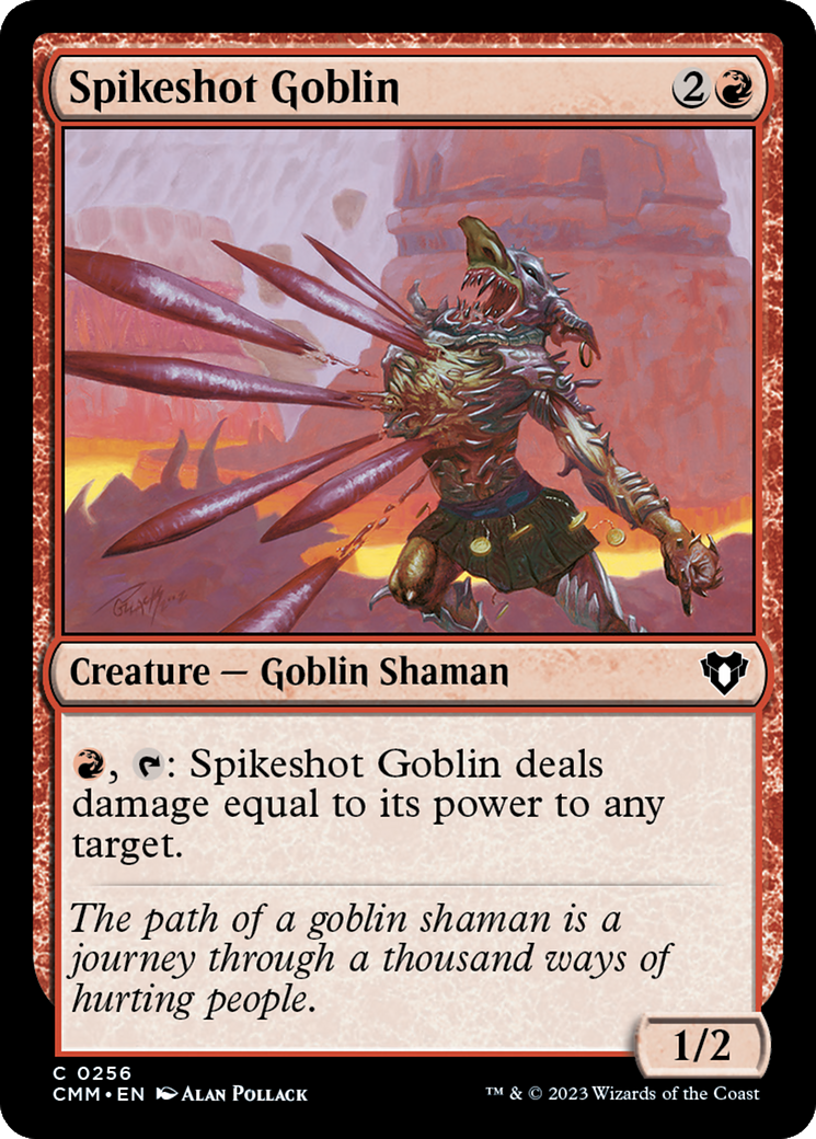 Spikeshot Goblin [Commander Masters] - Destination Retro