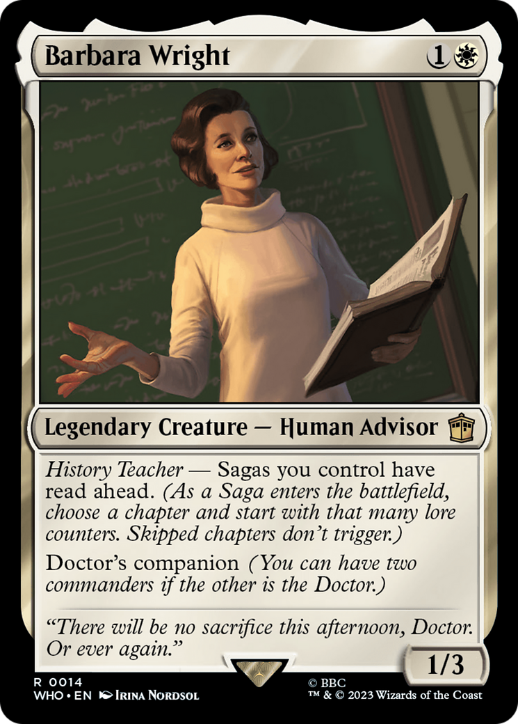 Barbara Wright [Doctor Who] - Destination Retro