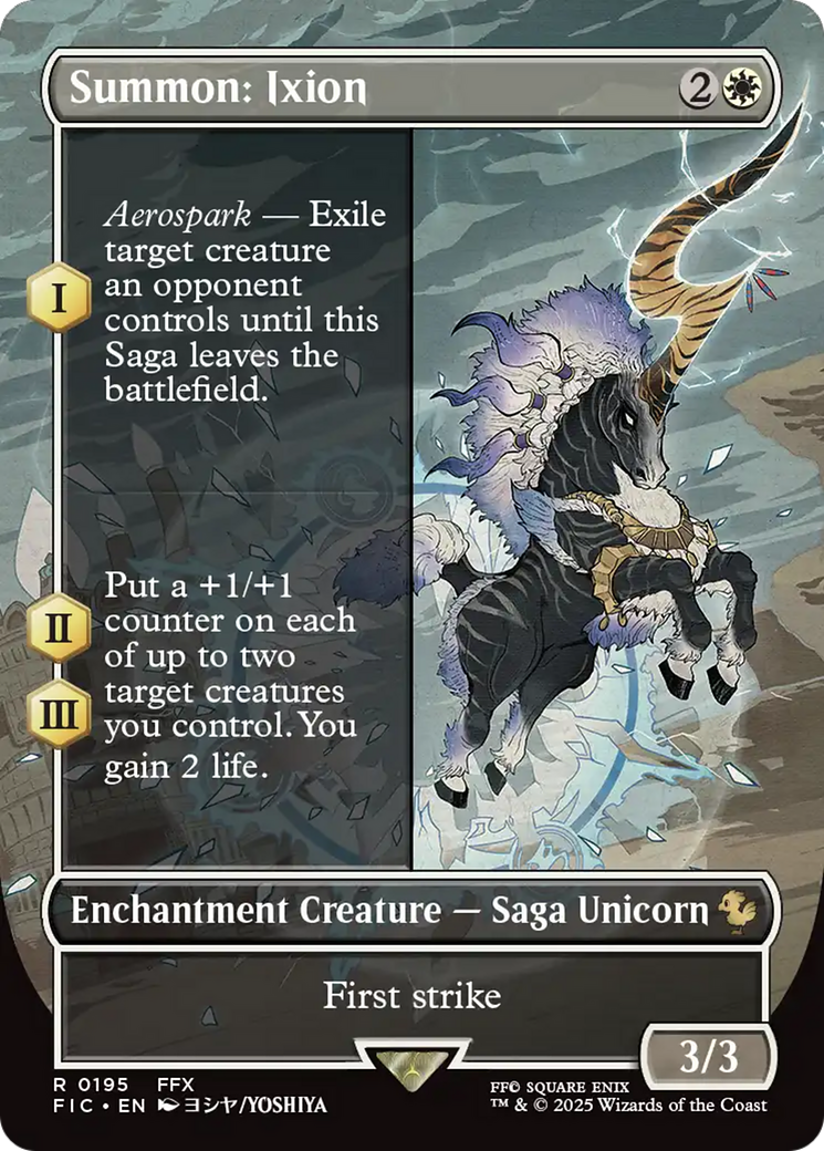 Summon: Ixion (Borderless) [FINAL FANTASY Commander] - Destination Retro