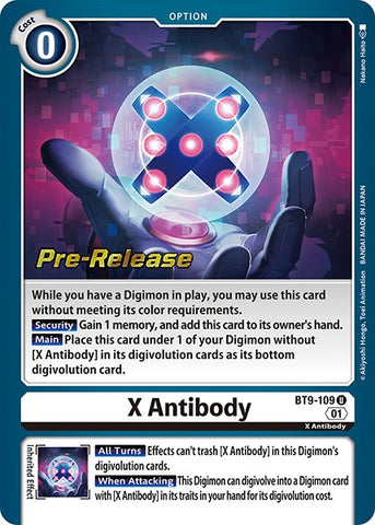 X Antibody [BT9-109] [X Record Pre-Release Promos] - Destination Retro