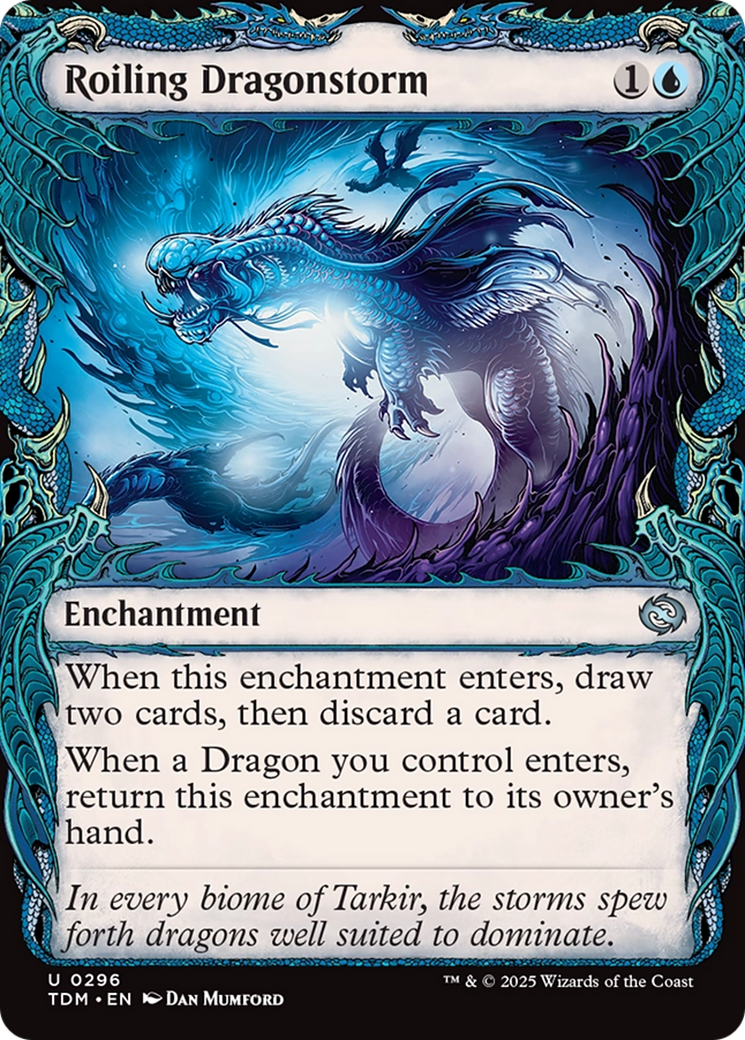 Roiling Dragonstorm (Showcase) [Tarkir: Dragonstorm] - Destination Retro