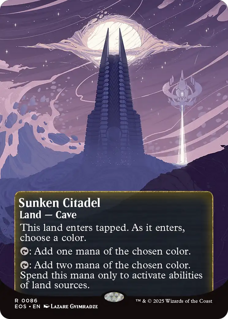 Sunken Citadel (0086) (Borderless) [Edge of Eternities: Stellar Sights] - Destination Retro