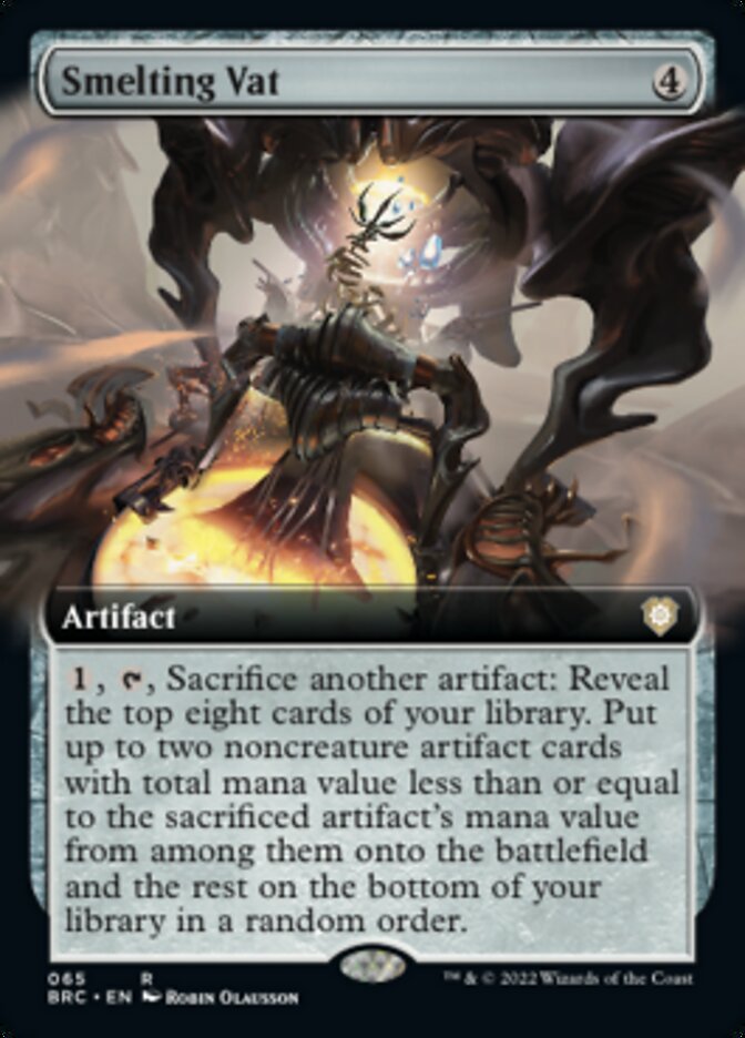 Smelting Vat (Extended Art) [The Brothers' War Commander] - Destination Retro
