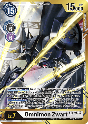 Omnimon Zwart [BT5-087] (Alternate Art - Kenji Watanabe) [Battle of Omni] - Destination Retro