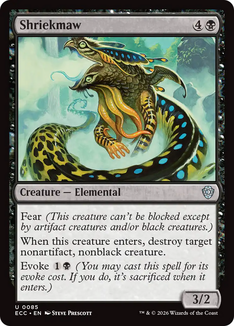 Shriekmaw [Lorwyn Eclipsed Commander] - Destination Retro