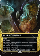 Plaza of Heroes (0123) (Borderless) (Galaxy Foil) [Edge of Eternities: Stellar Sights] - Destination Retro