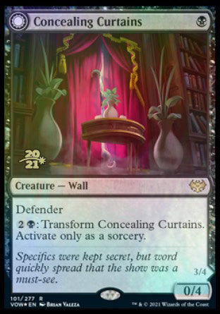 Concealing Curtains // Revealing Eye [Innistrad: Crimson Vow Prerelease Promos] - Destination Retro