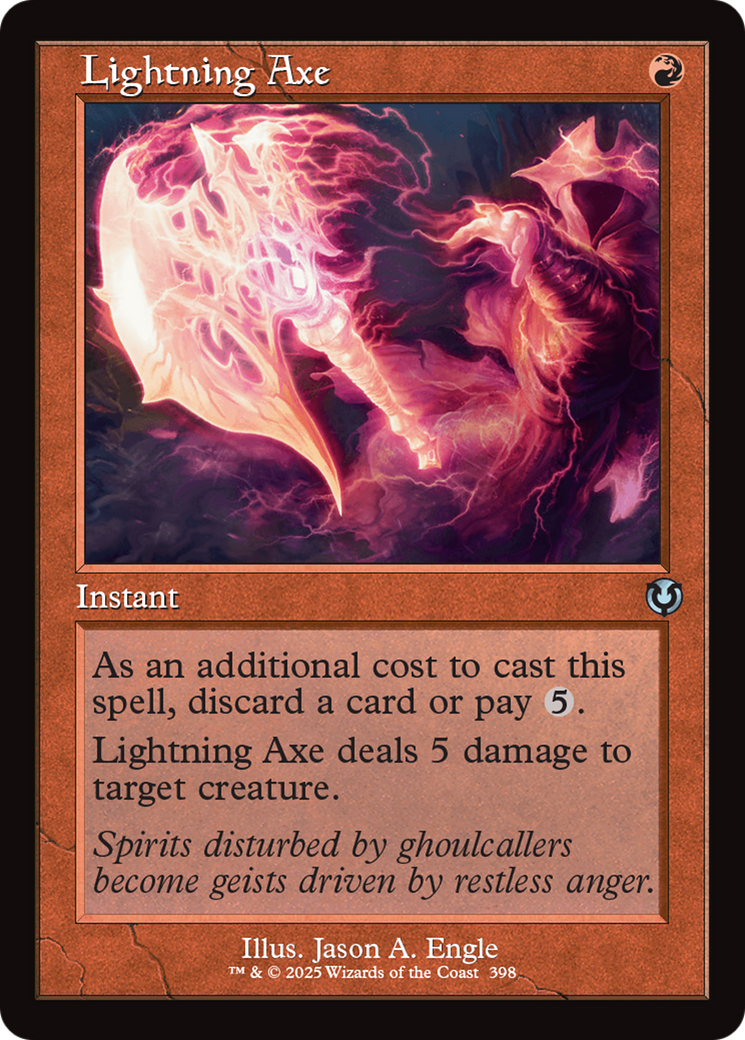 Lightning Axe (Retro Frame) [Innistrad Remastered] - Destination Retro