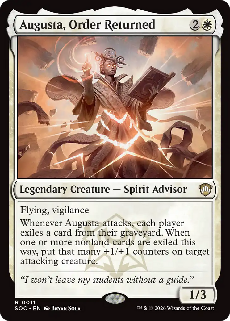 Augusta, Order Returned [Secrets of Strixhaven Commander] - Destination Retro