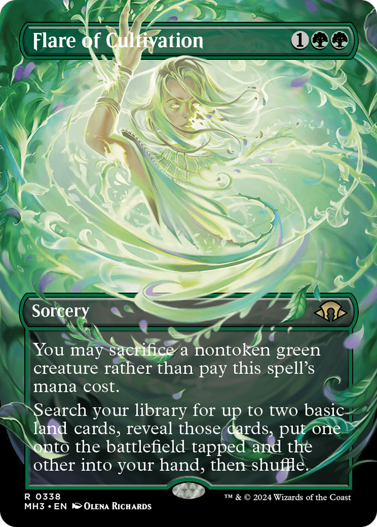 Flare of Cultivation (Borderless) [Modern Horizons 3] - Destination Retro