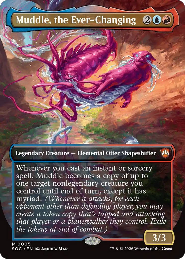 Muddle, the Ever-Changing (Borderless) [Secrets of Strixhaven Commander] - Destination Retro