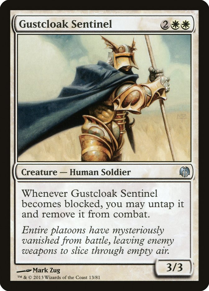 Gustcloak Sentinel [Duel Decks: Heroes vs. Monsters] - Destination Retro