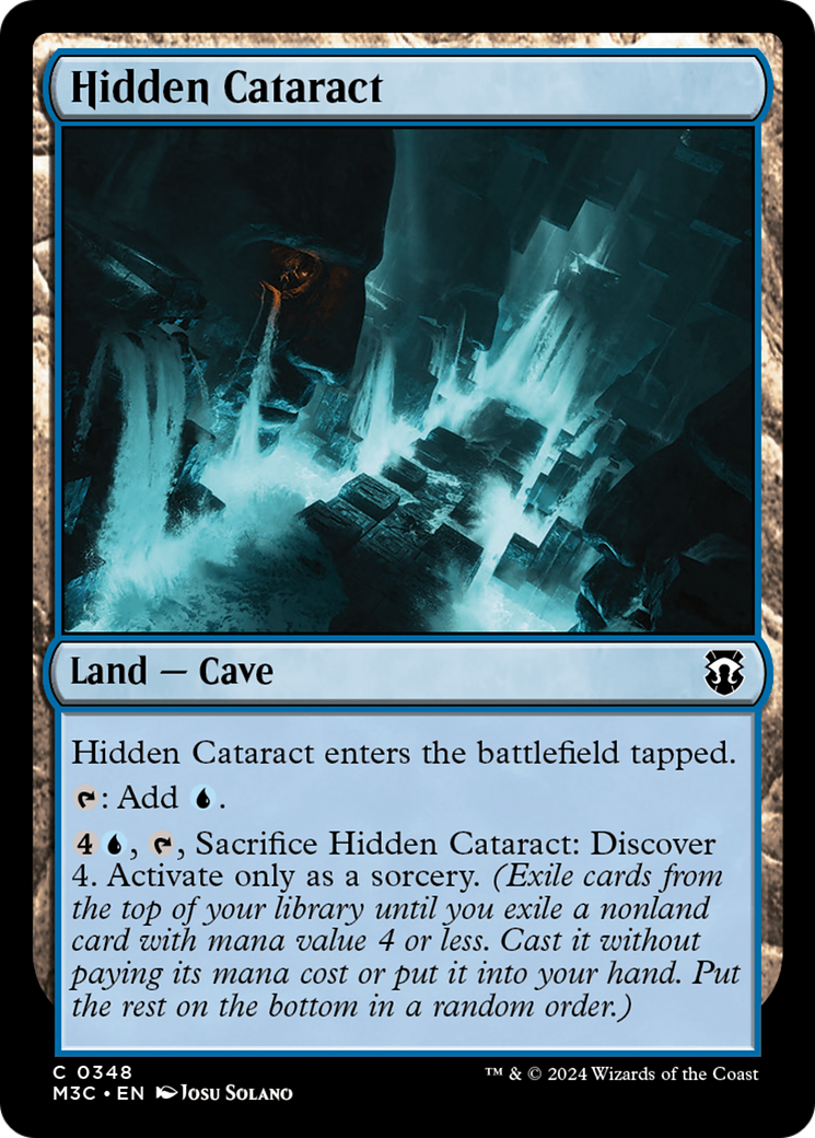 Hidden Cataract (Ripple Foil) [Modern Horizons 3 Commander] - Destination Retro