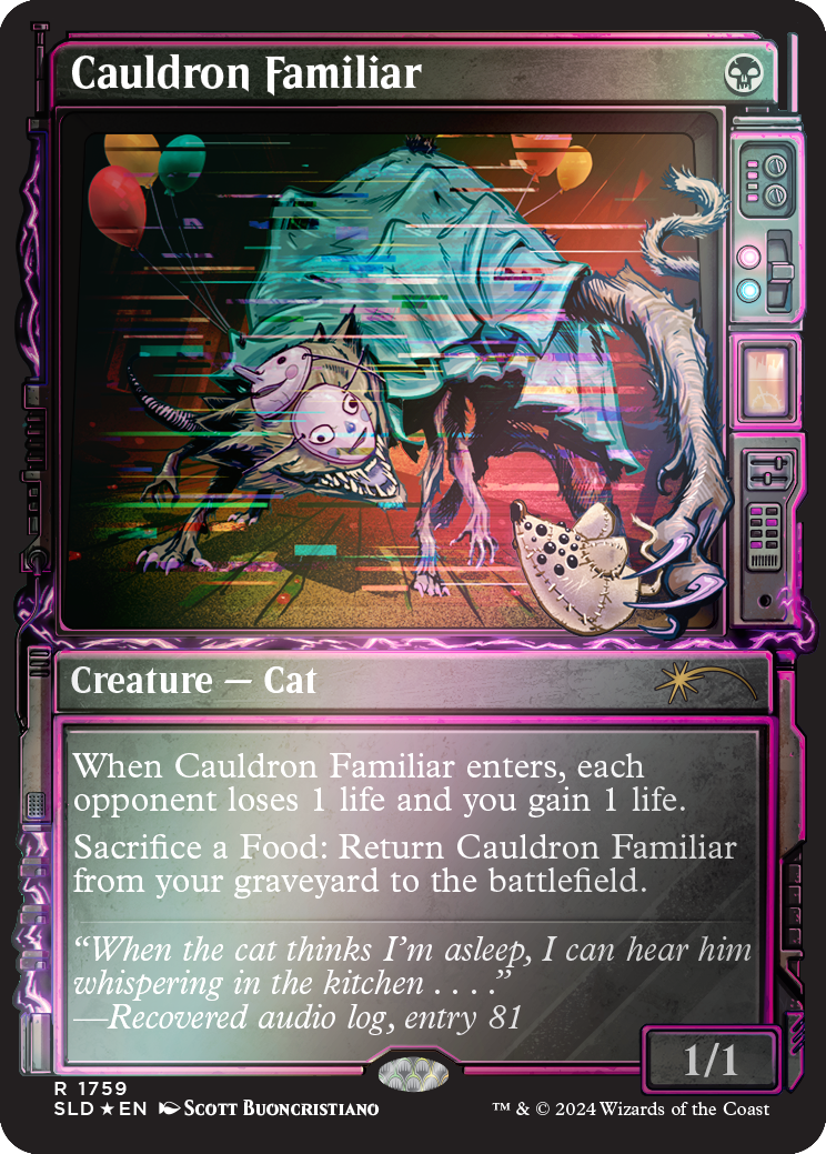 Cauldron Familiar (Rainbow Foil) [Secret Lair Drop Series] - Destination Retro