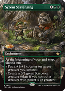 Sylvan Scavenging (Borderless) (Mana Foil) [Foundations] - Destination Retro