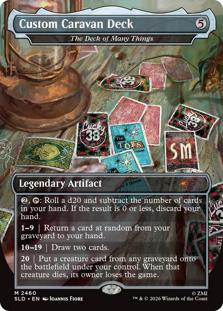 Custom Caravan Deck - The Deck of Many Things [Secret Lair Drop Series] - Destination Retro