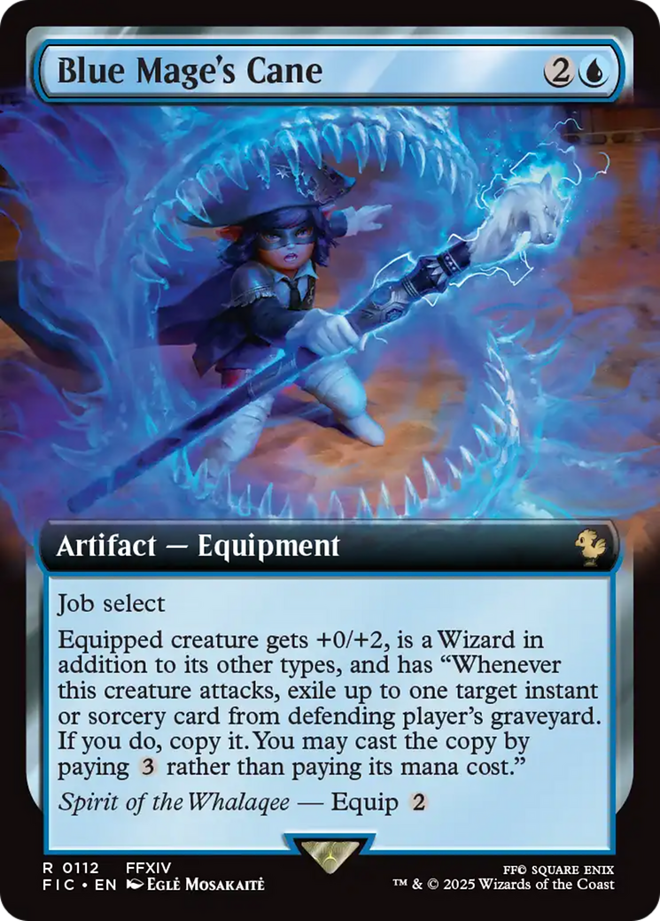 Blue Mage's Cane (Extended Art) [FINAL FANTASY Commander] - Destination Retro