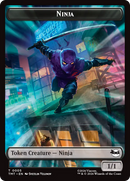 Treasure // Ninja Double-Sided Token [Teenage Mutant Ninja Turtles Commander Tokens] - Destination Retro