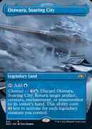 Otawara, Soaring City (Borderless Alternate Art) [Kamigawa: Neon Dynasty] - Destination Retro