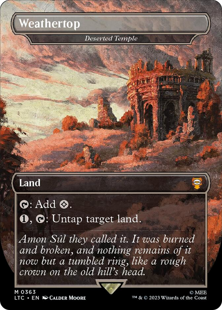 Weathertop - Deserted Temple [The Lord of the Rings: Tales of Middle-Earth Commander] - Destination Retro