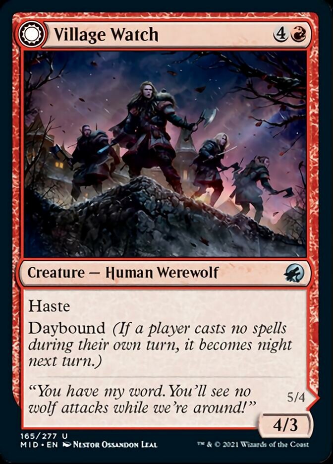 Village Watch // Village Reavers [Innistrad: Midnight Hunt] - Destination Retro