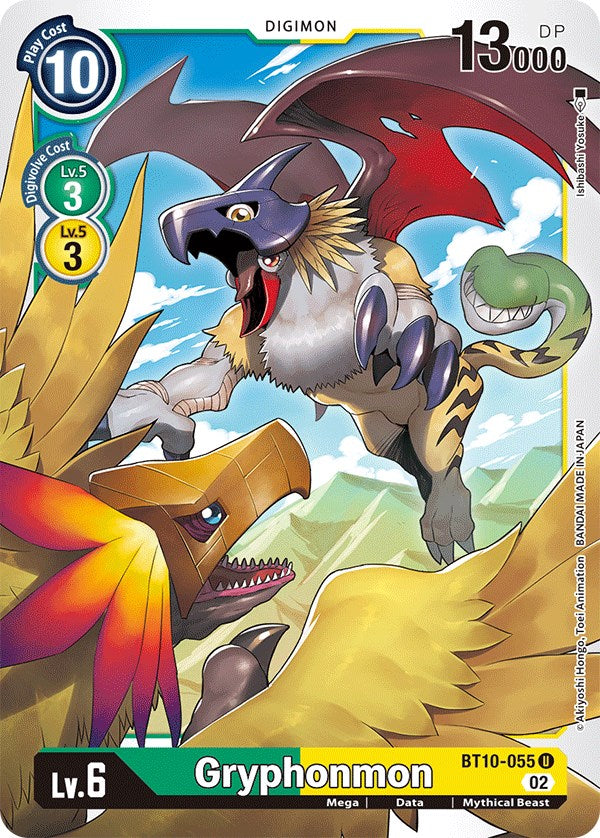 Gryphonmon [BT10-055] [Xros Encounter] - Destination Retro
