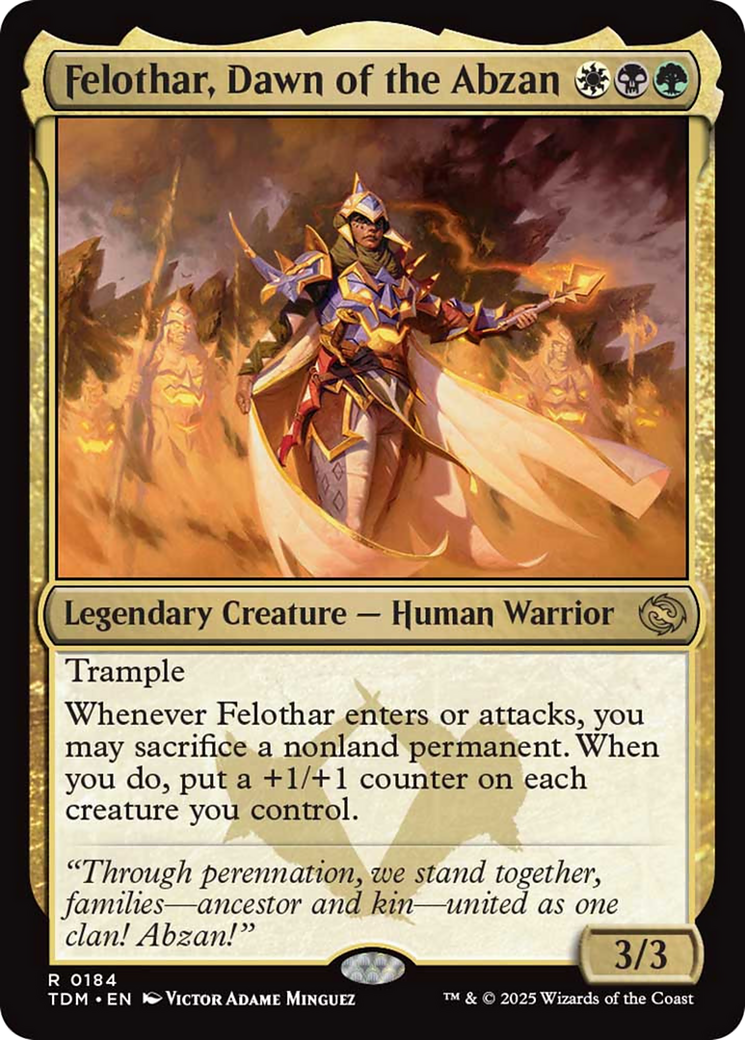 Felothar, Dawn of the Abzan [Tarkir: Dragonstorm] - Destination Retro