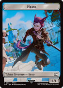 Spirit // Hero (0002) Double-Sided Token [FINAL FANTASY Commander Tokens] - Destination Retro