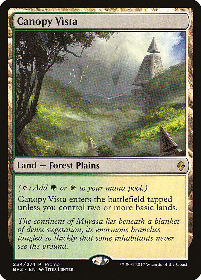 Canopy Vista (Promo) [Standard Showdown Promos] - Destination Retro