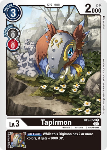 Tapirmon [BT9-059] [X Record] - Destination Retro
