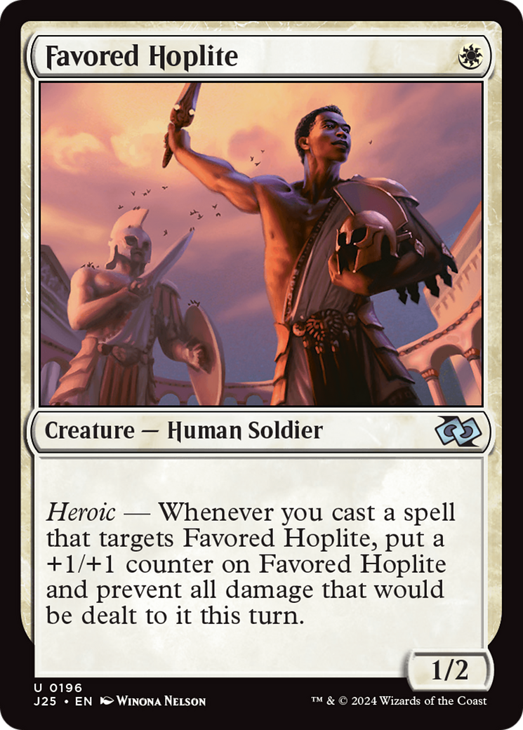 Favored Hoplite [Foundations Jumpstart] - Destination Retro