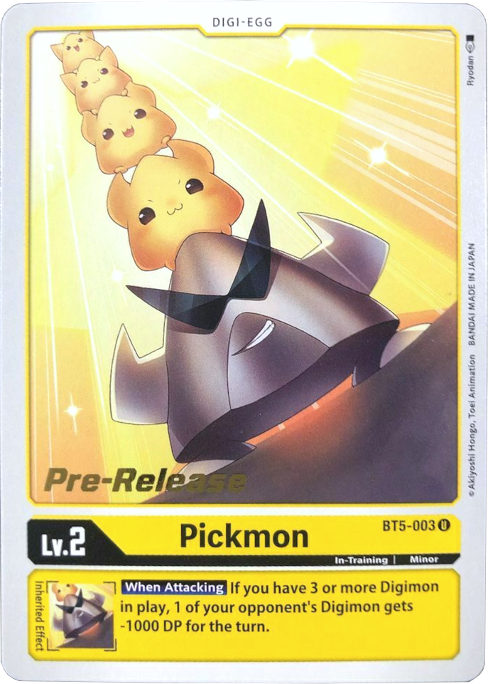 Pickmon [BT5-003] [Battle of Omni Pre-Release Promos] - Destination Retro