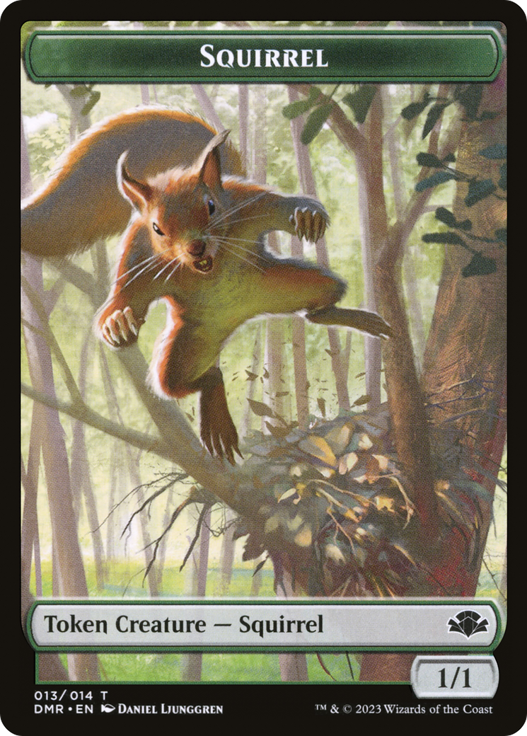 Squirrel Token [Dominaria Remastered Tokens] - Destination Retro