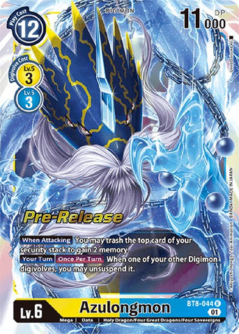 Azulongmon [BT8-044] [New Awakening Pre-Release Cards] - Destination Retro