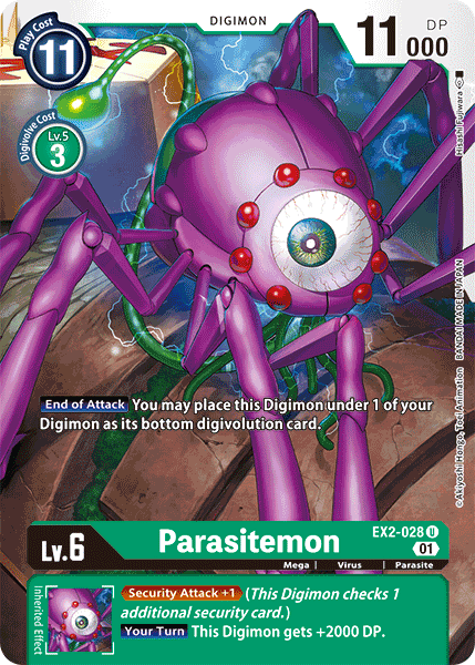 Parasitemon [EX2-028] [Digital Hazard] - Destination Retro