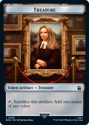 Human (0005) // Treasure (0028) Double-Sided Token [Doctor Who Tokens] - Destination Retro