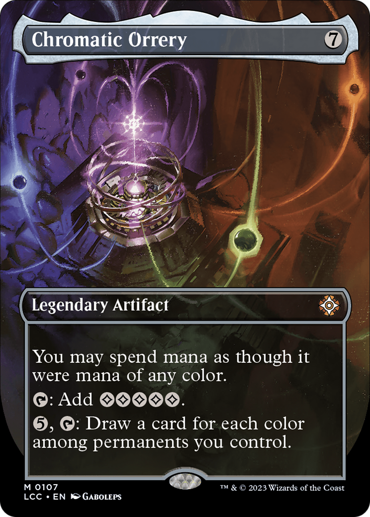 Chromatic Orrery (Borderless) [The Lost Caverns of Ixalan Commander] - Destination Retro