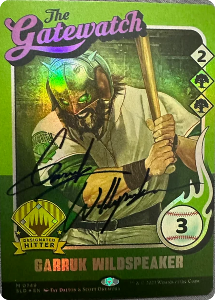 Garruk Wildspeaker (749) (Autographed) [Secret Lair Drop Series] - Destination Retro