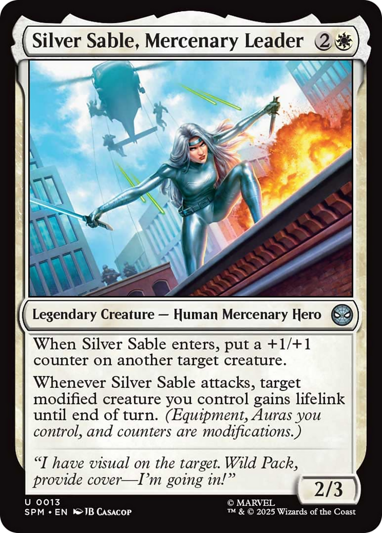 Silver Sable, Mercenary Leader [Marvel's Spider-Man] - Destination Retro