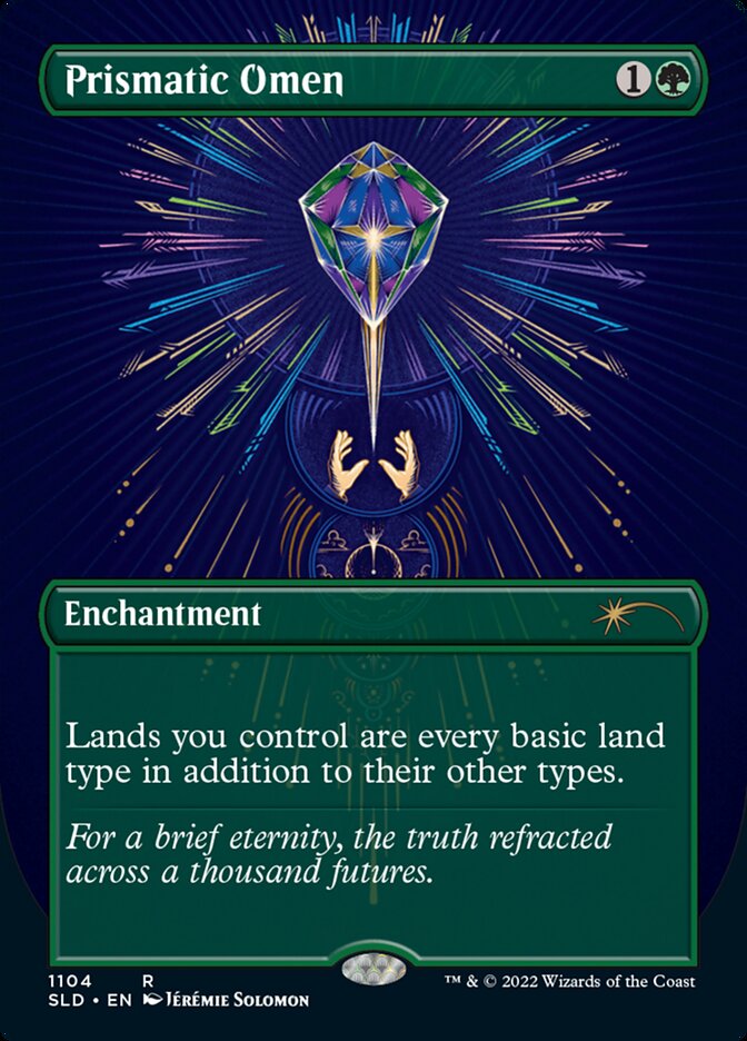 Prismatic Omen (Borderless) [Secret Lair Drop Series] - Destination Retro