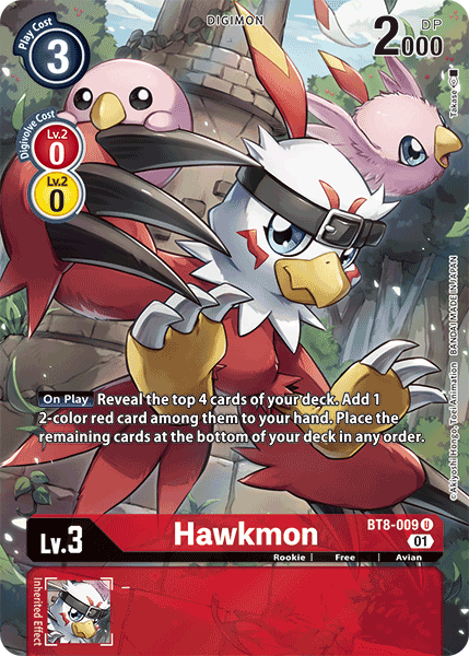 Hawkmon [BT8-009] (Alternate Art) [New Awakening] - Destination Retro