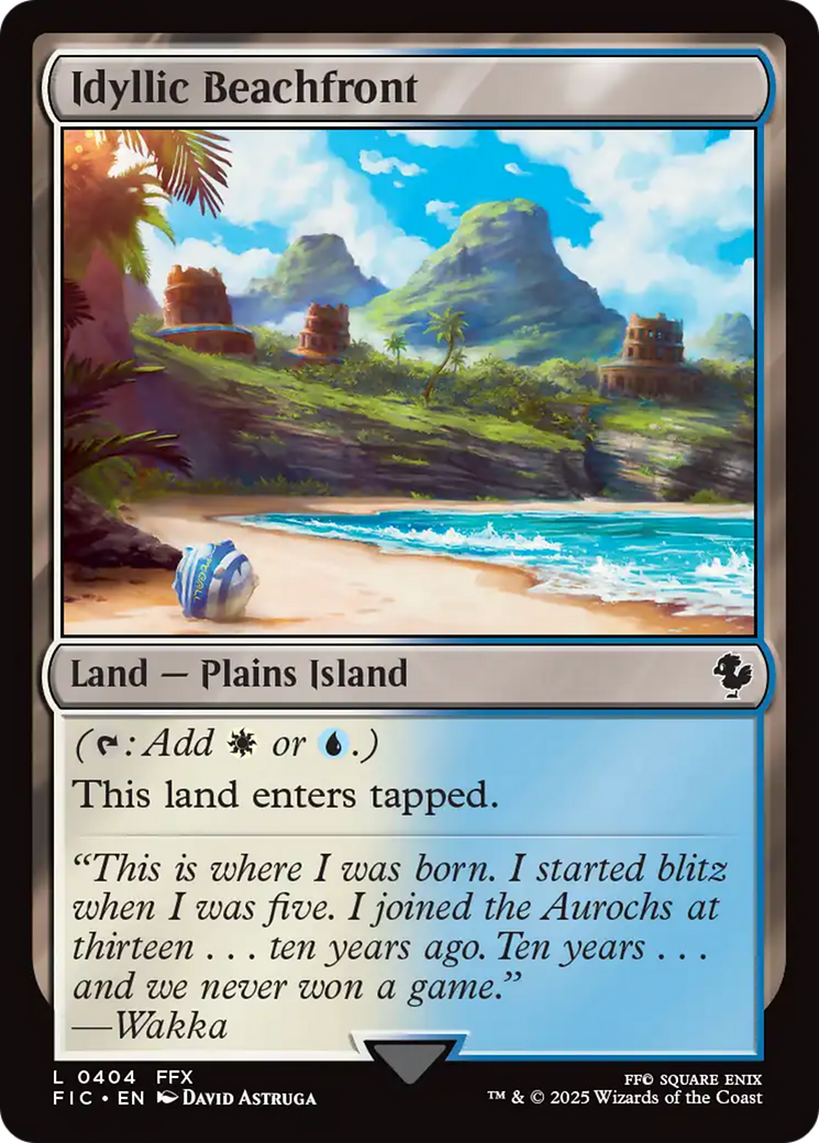 Idyllic Beachfront [FINAL FANTASY Commander] - Destination Retro
