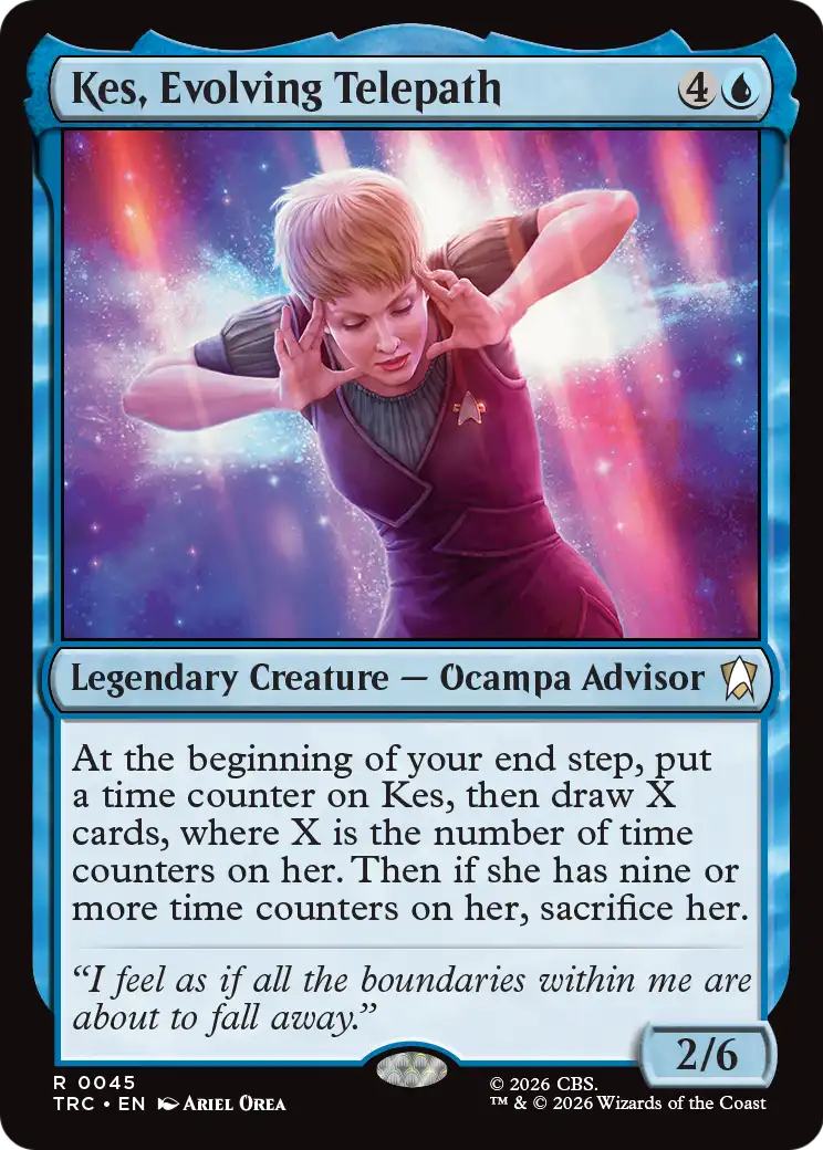 Kes, Evolving Telepath [Star Trek Commander] - Destination Retro