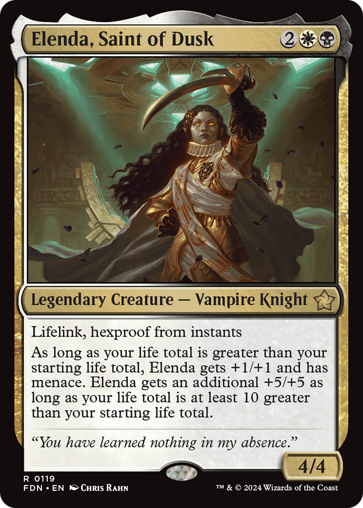 Elenda, Saint of Dusk [Foundations] - Destination Retro